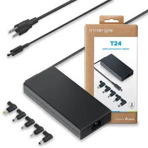 Innergie T24 240W 230W Universal Gaming Laptop Charger Power Adapter for Acer ASUS ROG Dell Alienware HP Lenovo MSI 100-240V AC Input 20V 12A DC Output Power Supply Made by Delta Electronics