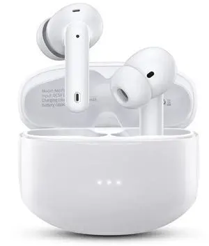 XIAOWTEK A40 Pro Wireless Earbuds, 50Hrs Playtime Bluetooth Earbuds Built in Noise Cancellation Mic with Charging Case, Bluetooth Headphones with Stereo Sound, IPX7 Waterproof Ear Buds for Phone
