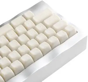 ULTRAEQUIP White Jade Keycaps, 160 Keys Double Shot PBT Keycaps RSA Profile, Translucent Shine Through, Custom Set with Split 7U Spacebar for Alice ISO ANSI 60, 75, 80, 95, 100% Mechanical Keyboard