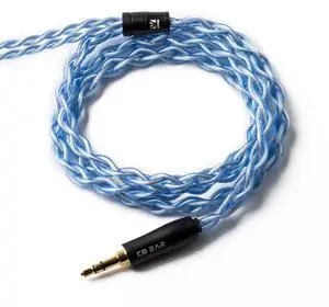 KBEAR Glaze MMCX 4.4MM IEM Cable High Purity OFC Silver-Plated Earphone Cable Ear Monitor Replacement Cable for DMG DM6 T3 T2 T2PLUS FH9 FA9 FH5S SE846 SE535 SE215 SE315 SE425 PRO W60 IE300 IE40PRO