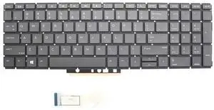 NEW US Laptop Keyboard Replacement for HP ProBook 450/455 G6/G7, 450R G6/G7, V181646BS1 Non-Backlit