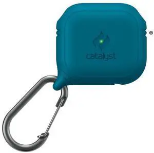 Catalyst Waterproof Case for AirPods 3rd Generation - Wireless & USB-C Charging Compatible, Drop Protection One Piece Design with Carabiner