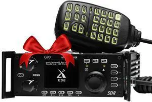 Xiegu G90 HF Radio Transceiver 20W SSB/CW/AM/FM SDR Structure with Built-in Auto Antenna Tuner