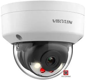 VIKYLIN 5MP IP PoE Vandal Dome Camera, Smart Hybrid Light Color Night Vision, AI Human Vehicle Detection, Outdoor Security Camera with One Way Audio, H265+, Hikconnect/SADP/iVMS4200,