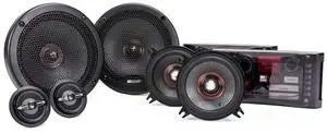 MB Quart PS1-316 Premium 3-Way Component Car Speaker System (Black, Pair)  6.5 Inch Speaker System, 400 Watt Car Audio, 4 OHMS (Grills Included)