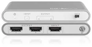 KanexPro 4K HDMI 1 x 2 Splitter with HDCP2.2, Silver (SP-HD20-1X24K)