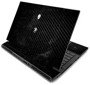 MightySkins Carbon Fiber Skin For Alienware m17 R2 (2019) - Gravity | Protective, Durable Textured Carbon Fiber Finish | Easy To Apply, Remove, and Change Styles | Made in the USA (CF-ALWM17R219-Gravi