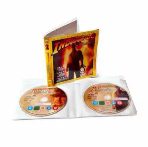 DJOIS by Tarifold - Protective Sleeve for Blu-Ray Disc Storage - 120 Micron Orange Peel Polypropylene - 50 Sleeves - 100 Unit Capacity - Durable - Made in Denmark