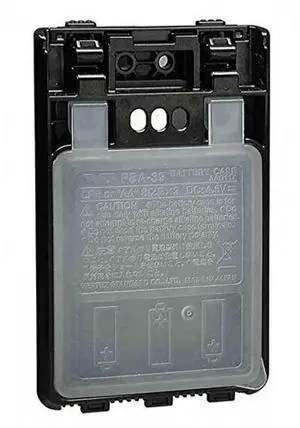 Yaesu Original FBA-39 AA Battery Case (Fits 3 x AA Batteries *AA Batteries Not Included) for VX-8R Series - Includes: Belt Clip and Screws