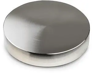 Pro-Ject Record Puck PRO, Nickel Plated Aluminium Record Puck, Sound Improvement for All Turntables