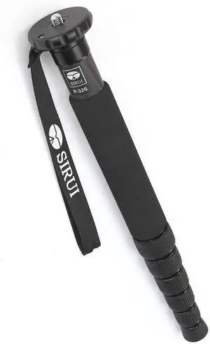 SIRUI Camera Monopod P-326 6 Section Carbon Fiber Compact Lightweight Travel Monopod