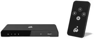 IOGEAR 3-Port True 4K UltraHD HDMI Switch, Connect and Switch Between 3 HDMI inputs to 1 HDMI Enabled Display or Projector, 4096 x 2160 60Hz, HDMI 2.0 and HDCP 2. GHDSW4K3