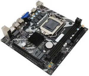 H6 ME Desktop Computer Motherboard, LGA 1155 Socket, DDR3, SATA2.0 x 4, PCIe 16X, USB2.0 x 10, VGA, HDMIs, M.2, NVME M.2, DEBUG Pin, ITX Motherboard