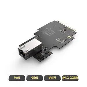 fitlet FC-POED Facet Card for fitlet2, 1 Gbit Ethernet, Network Interface Controller Adapter