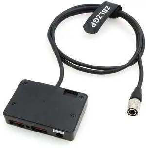 ZBLZGP DV-SQN4S Hirose 4 pin to Dual USB Type-A QC 3.0 5V Quick Charging Power Cable for Smartphones or Tablets