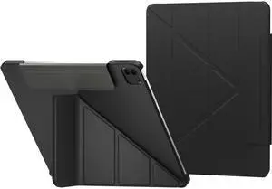 SWITCHEASY Origami iPad Case for 2024-2025 iPad Air 11 (M2/M3)/ iPad Pro 11" 2022-2018 (1st-4th Gen) & Air 10.9" 2022-2020 with Multi-Angle Stand - Black
