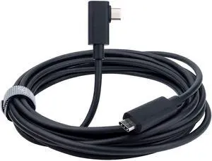 FIBBR Fiber Optic Link Cable with Charging 10FT for Oculus Quest 2/3S/3/Pro3s, Pico 4, PC VR, Steam VR, USB 3.1 5Gbps High Speed Data Cable, Type C Charger Cord for VR Headset Accessories