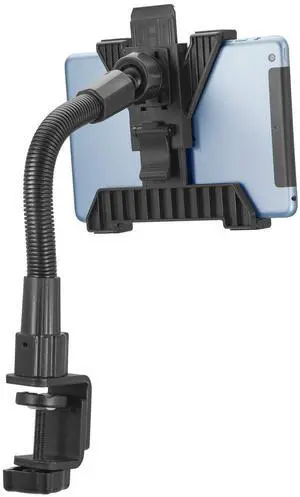 iBolt TabDock Flexpro Clamp- Heavy Duty C-Clamp Mount for All 7" - 10" Tablets (iPad, Nexus, Samsung Galaxy Tab) for Desks, Tables, Wheelchairs, Carts, etc : Great for Homes, Schools, and Offices