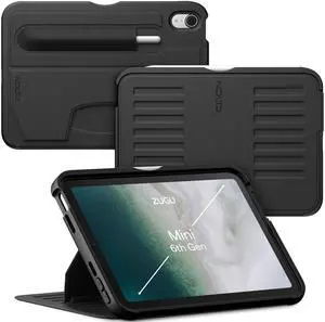 Zugu Case for 2024 iPad Mini 7 & 2021 iPad Mini 6, Slim Protective Case, Apple Pencil Pocket, 5 ft. Drop Protection, Secure 7 Angle Magnetic Stand, Sleep/Wake Cover (A17 Pro, A2567, A2568, A2569)