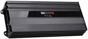 MB Quart Formula 900 Watt 1 Ohm Stable 5 Channel Full Range Class Q1 Car Audio Mobile Amplifier with Bass Remote, FA2-900.5, Black