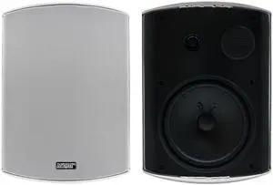 Earthquake Sound AWS-602W All-Weather Indoor/Outdoor Speakers (Matte White, Pair)