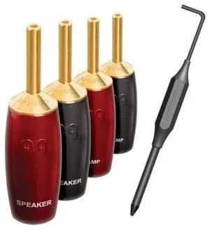AudioQuest - 500 Series Banana, Set of 6 (Gold)