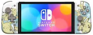HORI Nintendo Switch Split Pad Compact (Pikachu & Mimikyu) - Ergonomic Controller for Handheld Mode - Officially Licensed by Nintendo & Pokémon