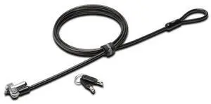 Kensington N17 Dell Laptop Lock - Keyed (K64440WW), Black and Silver, 1.1"x0.4"x0.4"