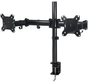 ARCTIC Z2 Basic - Dual Monitor Arm for up to 32"/25" Ultrawide, up to 15 kg (33 lbs), 360° Rotation, Easy Monitor Adjustment, Monitor Stand - Black