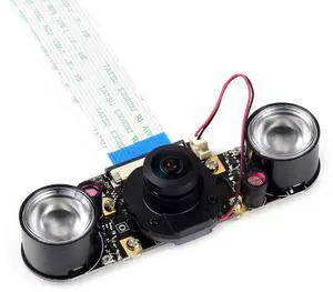 waveshare Compatible with NVIDIA Jetson Nano Camera IMX219-160 8MP IR-Cut Infrared Night Vision Camera Module for Jetson Nano and Raspberry Pi Compute Module,162° FOV with IMX219 Sensor