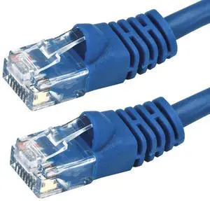 Buhbo 15ft Cat6 UTP Ethernet Network Booted Patch Cable (10-Pack)