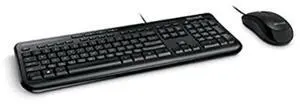Microsoft Keyboard/Mouse 3J2-00022 Desktop 600 Combo 1 Pack Wired OEM Black Brown Box