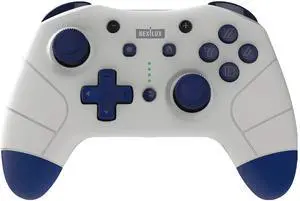NEXiLUX Wireless Pro Controller Compatible with Nintendo Switch & Switch Lite (Motion Sensor, NFC & Turbo Enhanced), PC, Android Phone and Android TV Light Gray (NXL-95227)