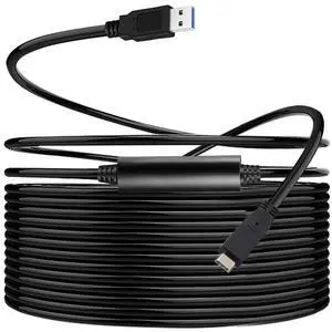 xiwai 8m USB-C USB 3.1 Type C Male to USB3.0 Type A Male Data GL3523 Repeater Cable for Tablet & Phone & Hard Disk Drive (8.0m)