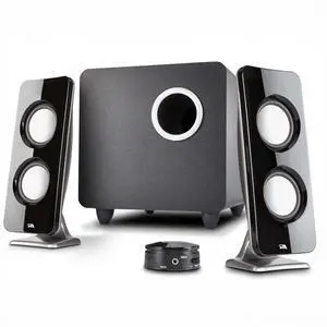 Cyber Acoustics CA-3610 2.1 Multimedia Speaker System with Subwoofer, Perfect Computer Speakers for PC or Mac, Great for Music, Movies, and Gaming