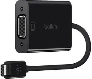 Belkin USB-IF Certified USB Type-C to VGA Adapter (5.9 Inches)