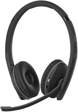 EPOS Adapt 261 - Dual Sided Headset, Wireless, Dual-Connectivity Bluetooth, USB-C Dongle Included, UC Optimized and Microsoft Teams Certified, Black