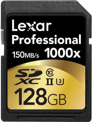 Lexar Professional 1000x 128GB SDXC UHS-II Card