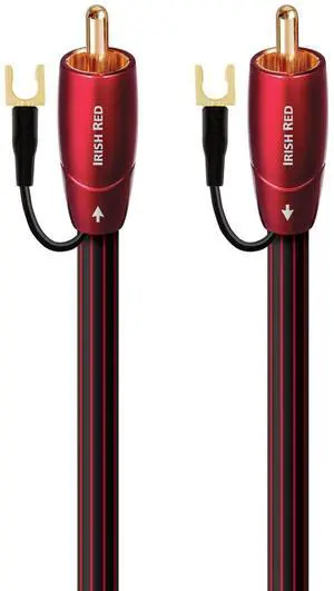 AudioQuest 8m Irish Red RCA Audio Cable Black - Audio Cables (RCA, RCA, 8 m, Black)