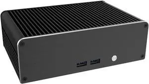 Akasa Newton CTN, Designed for Intel(r) 11th Generation NUC Core(tm) i3 (Tiger Canyon), Compact 1.06L Aluminium Fanless Case, Supports one M.2 SSD and VESA mounting, A-NUC75-M1B
