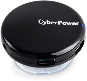 CyberPower CPH430PB 4 Port USB 3.0 SuperSpeed Hub - Black