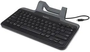 Belkin B2B130 Wired Tablet Keyboard with Stand and Lightning Connector for iPad