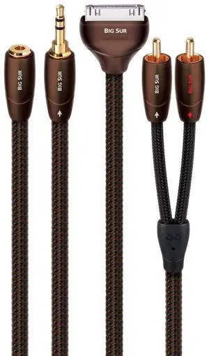 AudioQuest Big Sur Analog Audio Interconnect 3.5mm Mini to Mini Cable (0.6 meters)