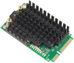 Mikrotik R11e-5HnD, High power 802.11a/n dual chain wireless card miniPCI-e, 500mW, 2x MMCX, 5w.