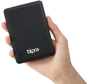 BIPRA S3 2.5 inch USB 3.0 NTFS Portable External Hard Drive - Black (1TB 1000GB)