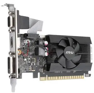 MSI Gaming GeForce GT 710 2GB GDRR3 64-bit HDCP Support DirectX 12 OpenGL 4.5 Single Fan Low Profile Graphics Card (GT 710 2GD3 LP)