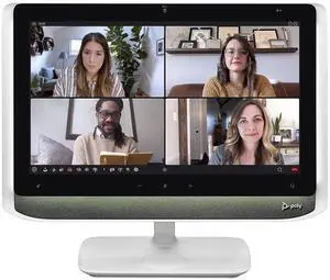 Plantronics Poly - Studio P21 Personal Meeting Display Polycom - 1080p HD Video Quality - Enterprise-Grade 21 inch Display - Integrated Stereo Speakers - Certified for Zoom and Teams