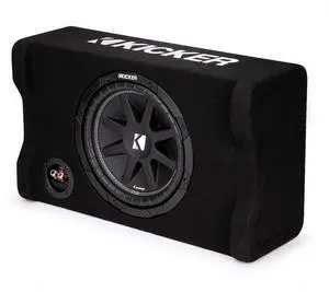 Kicker 48CDF104 Comp 10" Subwoofer in Down Firing Enclosure, 4-Ohm