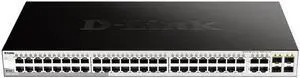 D-Link 52-Port Gigabit Smart Managed Switch | 48 GbE + 4 Combo SFP Ports | L2+ | Static Routing | VLANs | Cable Diagnostics | Web Managed | Rackmount | NDAA Compliant | Lifetime Warranty (DGS-1210-52)