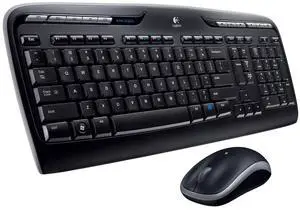 Logitech MK320 Wireless Keyboard & Mouse Combo (Black)